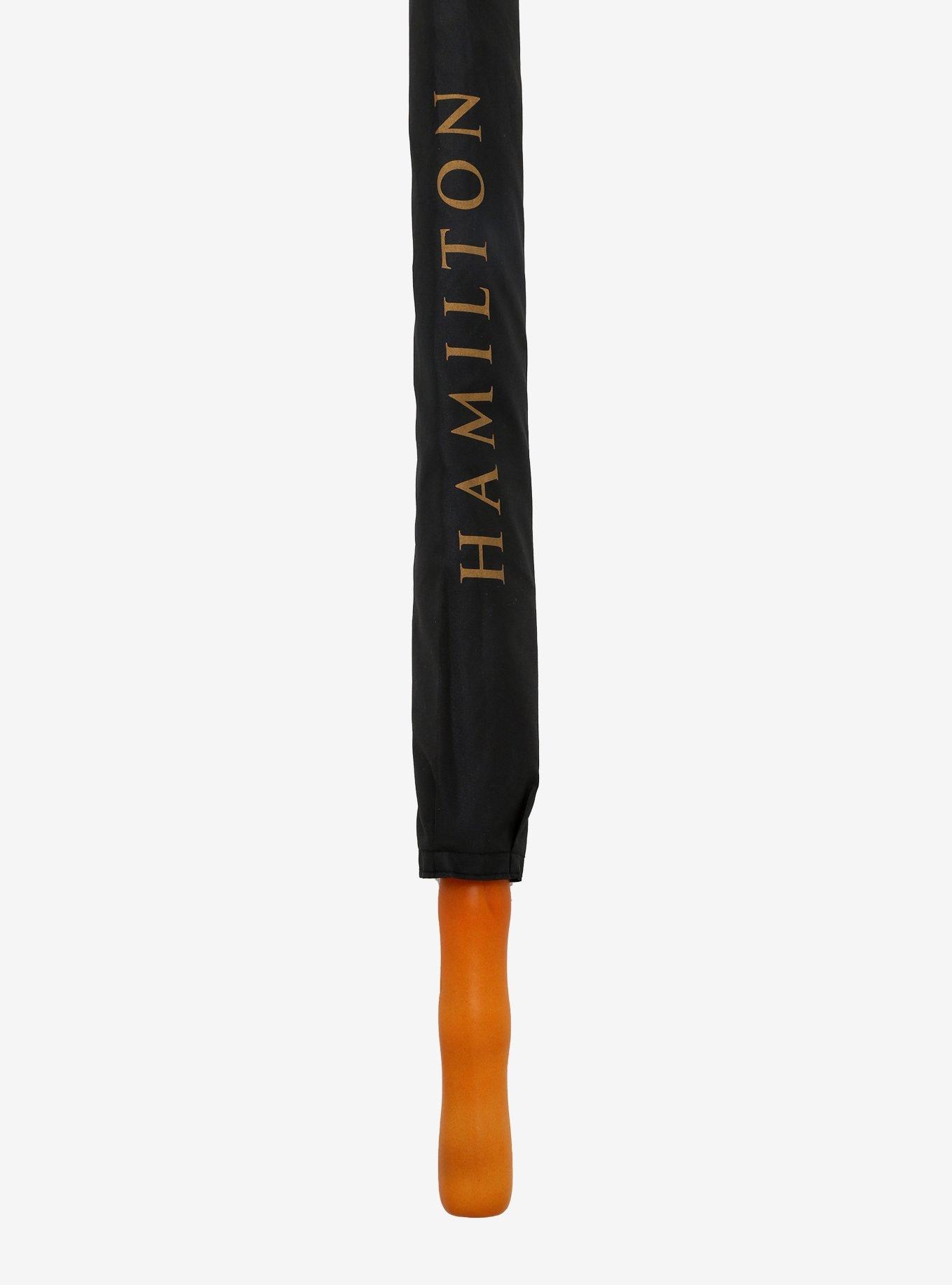 Hamilton Black & Gold Umbrella, , alternate