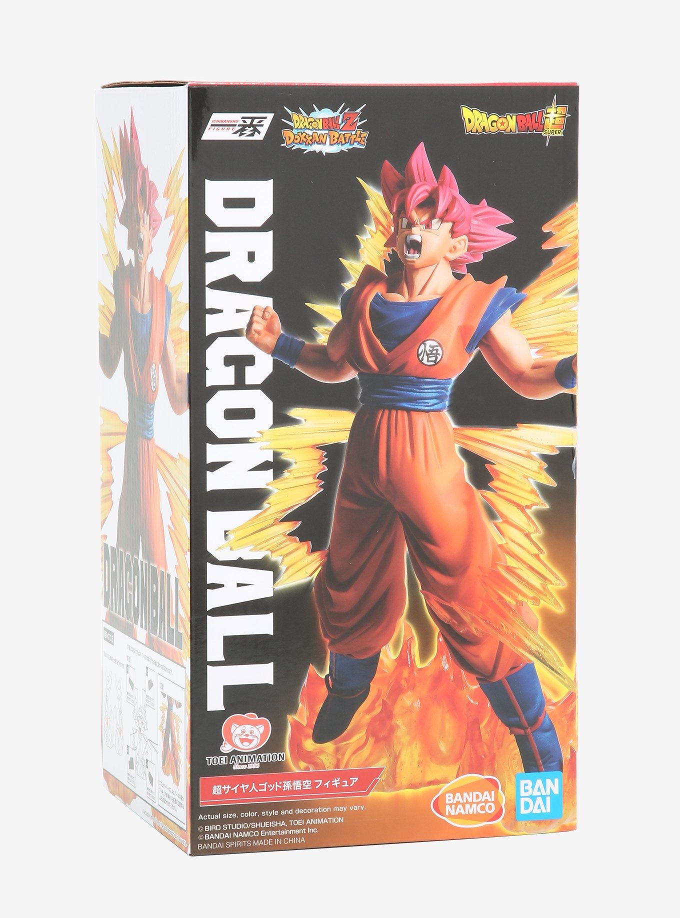 Bandai Spirits Dragon Ball Z Dokkan Battle Ichibansho Super Saiyan God Goku Figure, , alternate