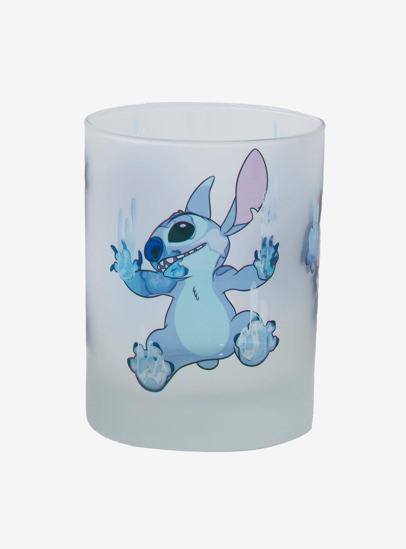 Cute Magic Stitch 16 Oz Frosted Beer Can Glass Cup Stitch 