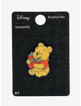 Loungefly Disney Winnie The Pooh Strawberry Enamel Pin, , hi-res