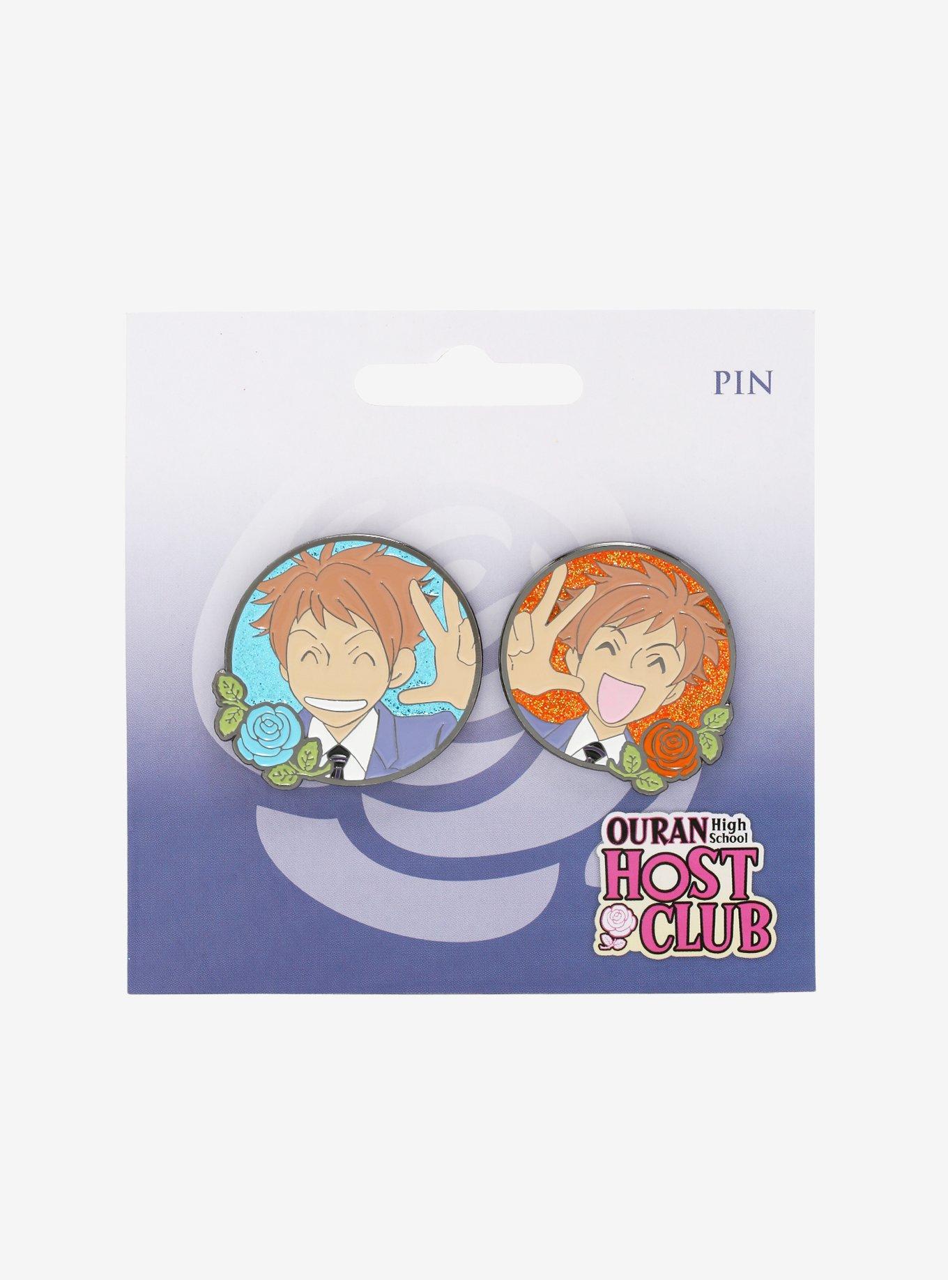 Ouran High School Host Club Hikaru & Kaoru Enamel Pin Set, , alternate