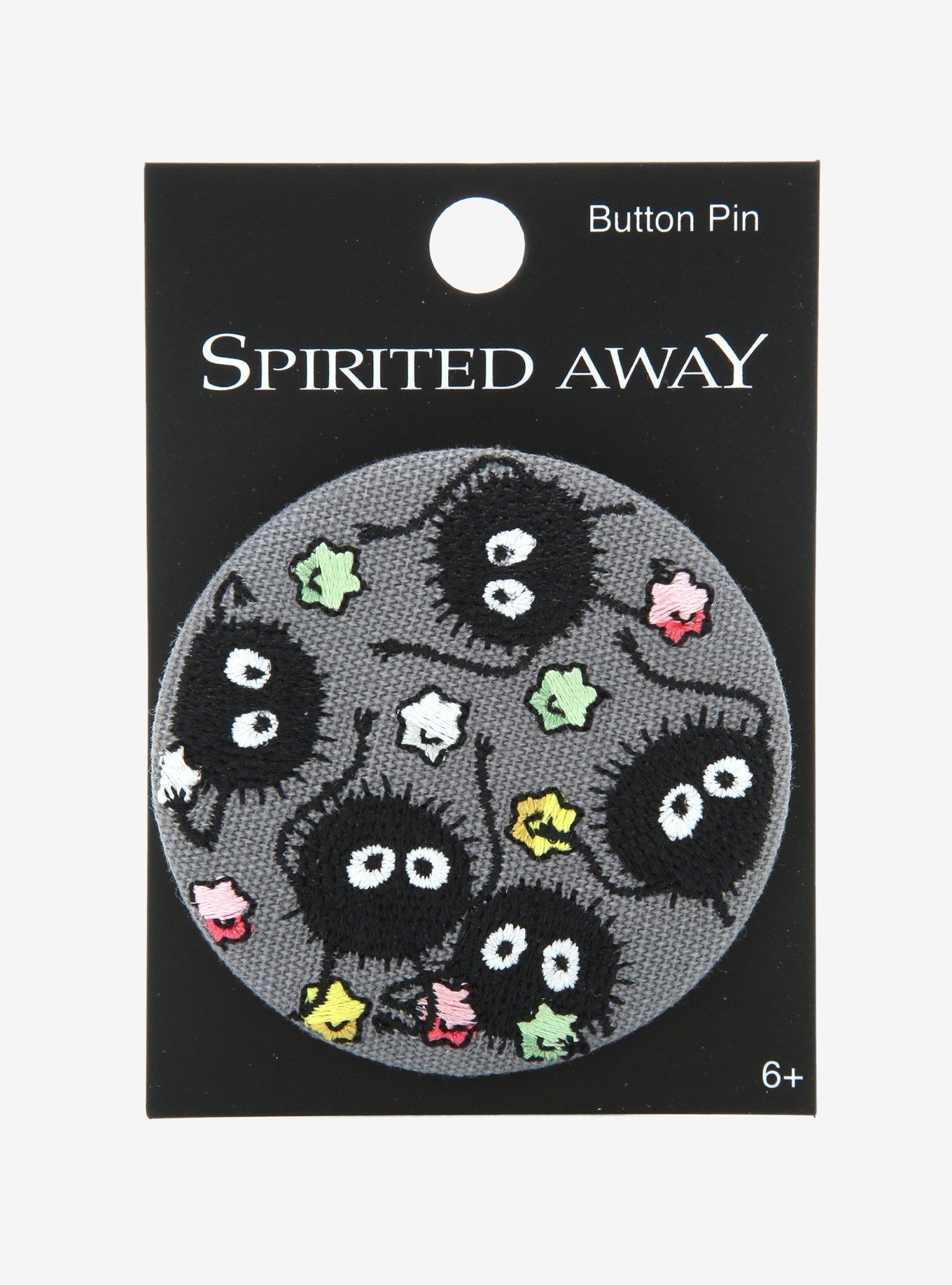 Loungefly Studio Ghibli Spirited Away Soot Sprites Embroidered Button, , alternate
