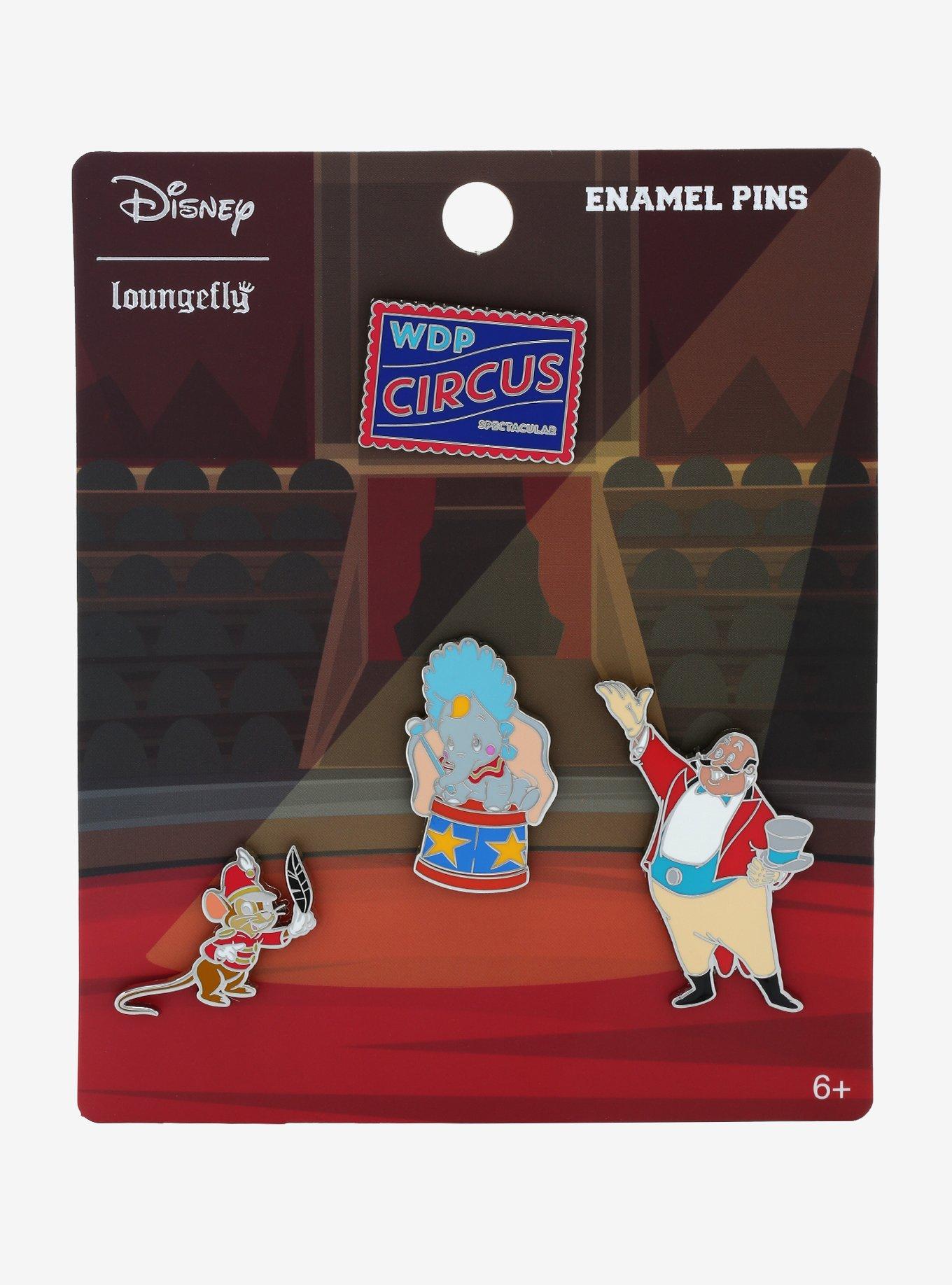 Loungefly Disney Dumbo Enamel Pin Set, , alternate