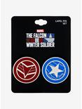 Marvel The Falcon And The Winter Soldier Logo Enamel Pin Set, , alternate