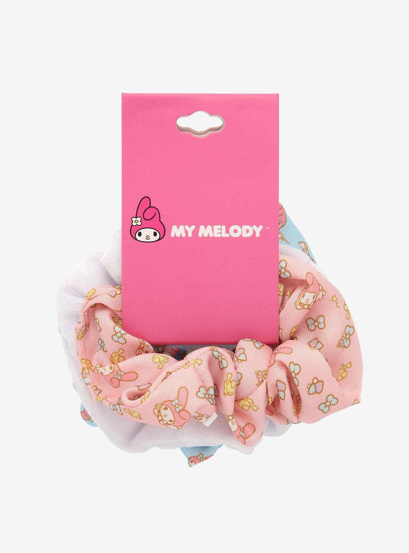 My Melody Pastel Scrunchie Set, , alternate