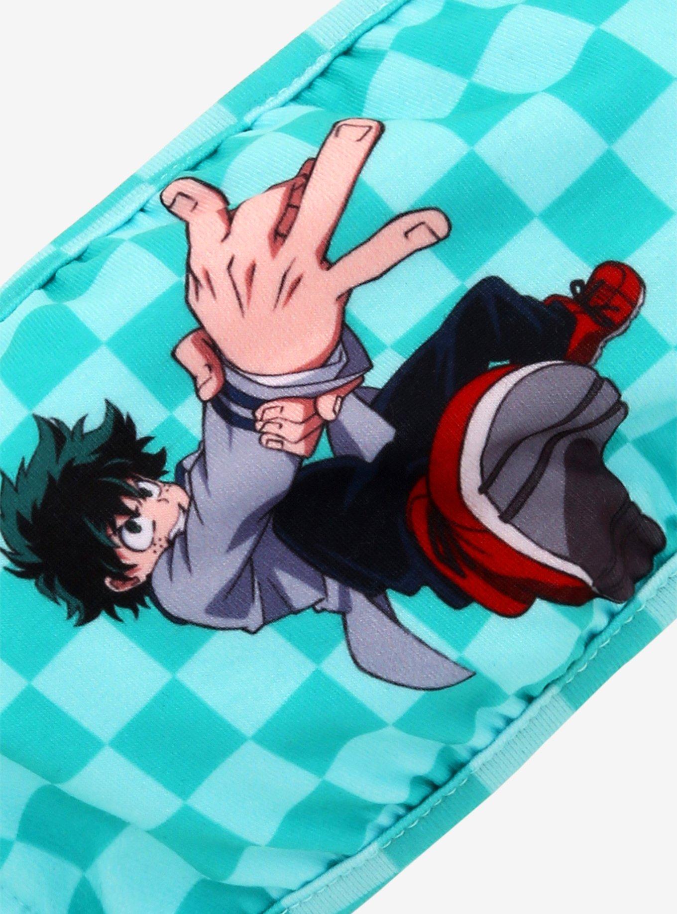 My Hero Academia Deku Checkered Fashion Face Mask, , alternate