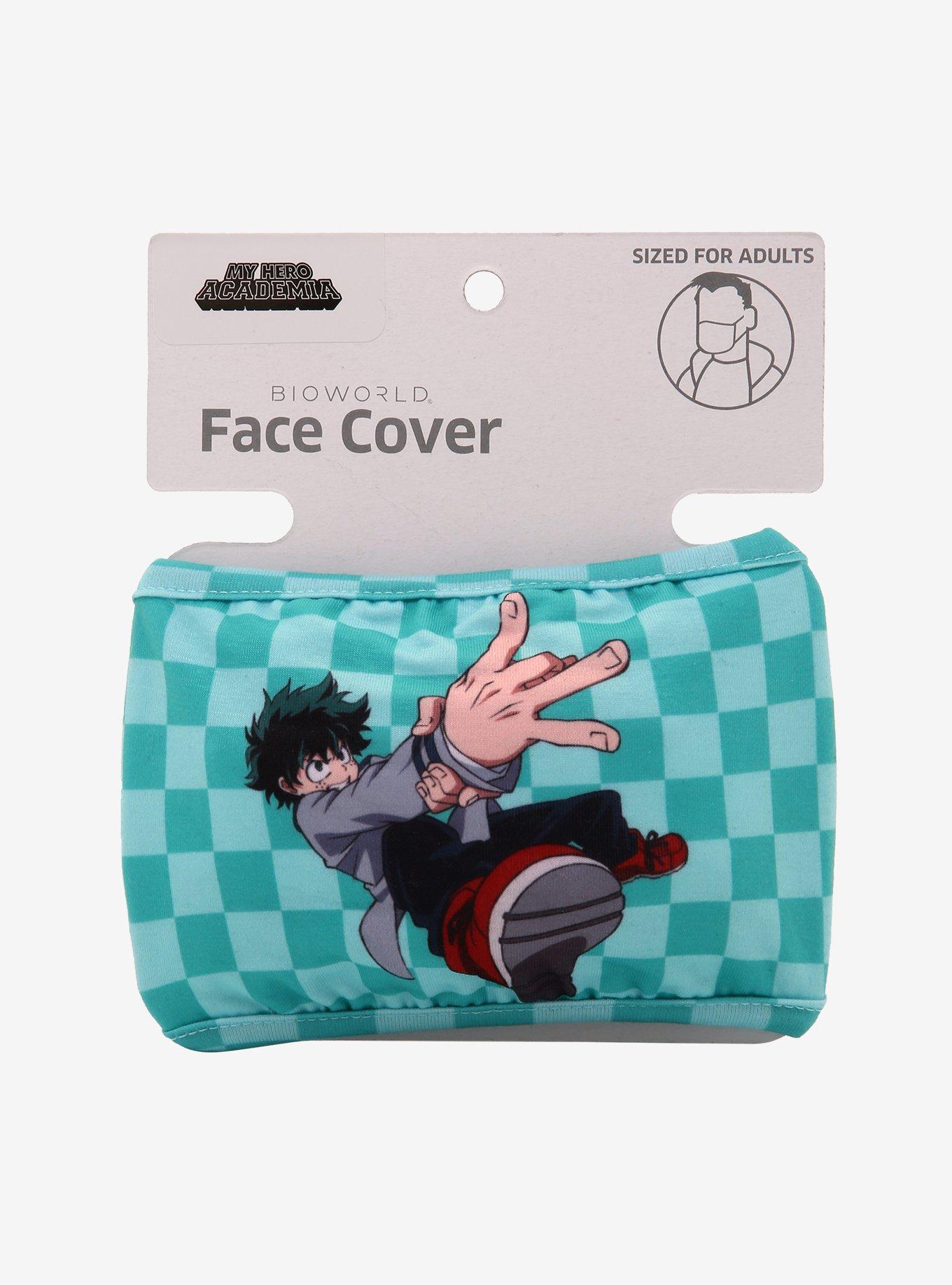 My Hero Academia Deku Checkered Fashion Face Mask, , alternate