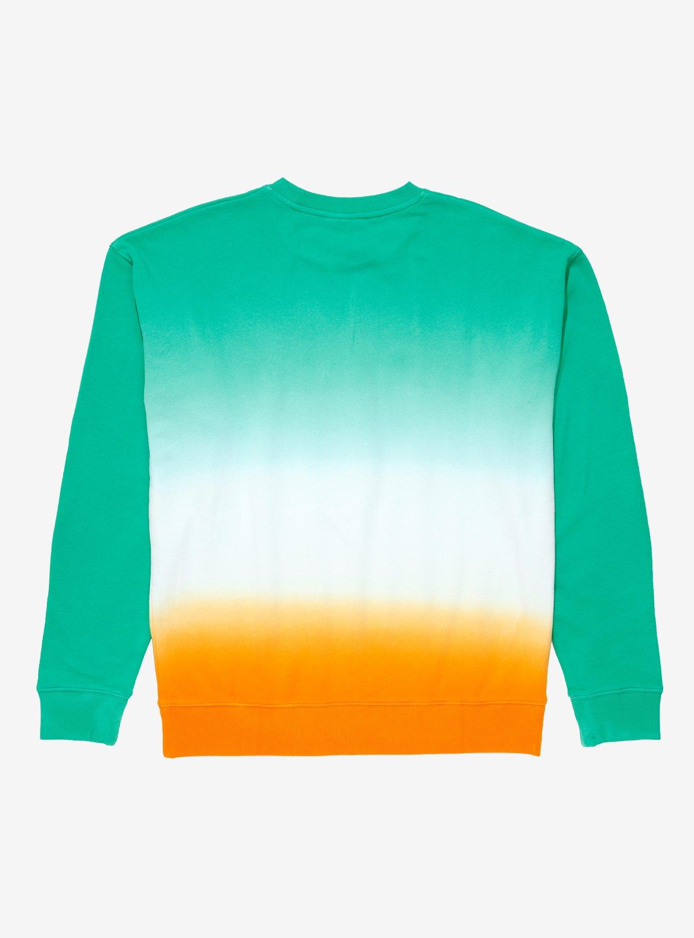 Hunter x Hunter Gon & Killua Dip-Dye Crewneck - BoxLunch Exclusive, GREEN, alternate