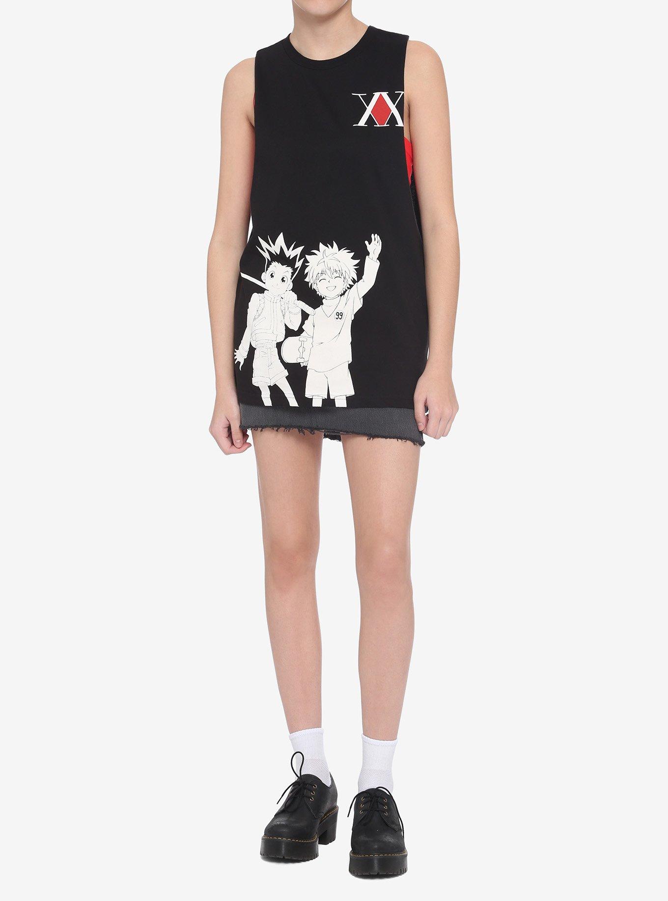 Hunter X Hunter Gon & Killua Girls Muscle Top, MULTI, alternate