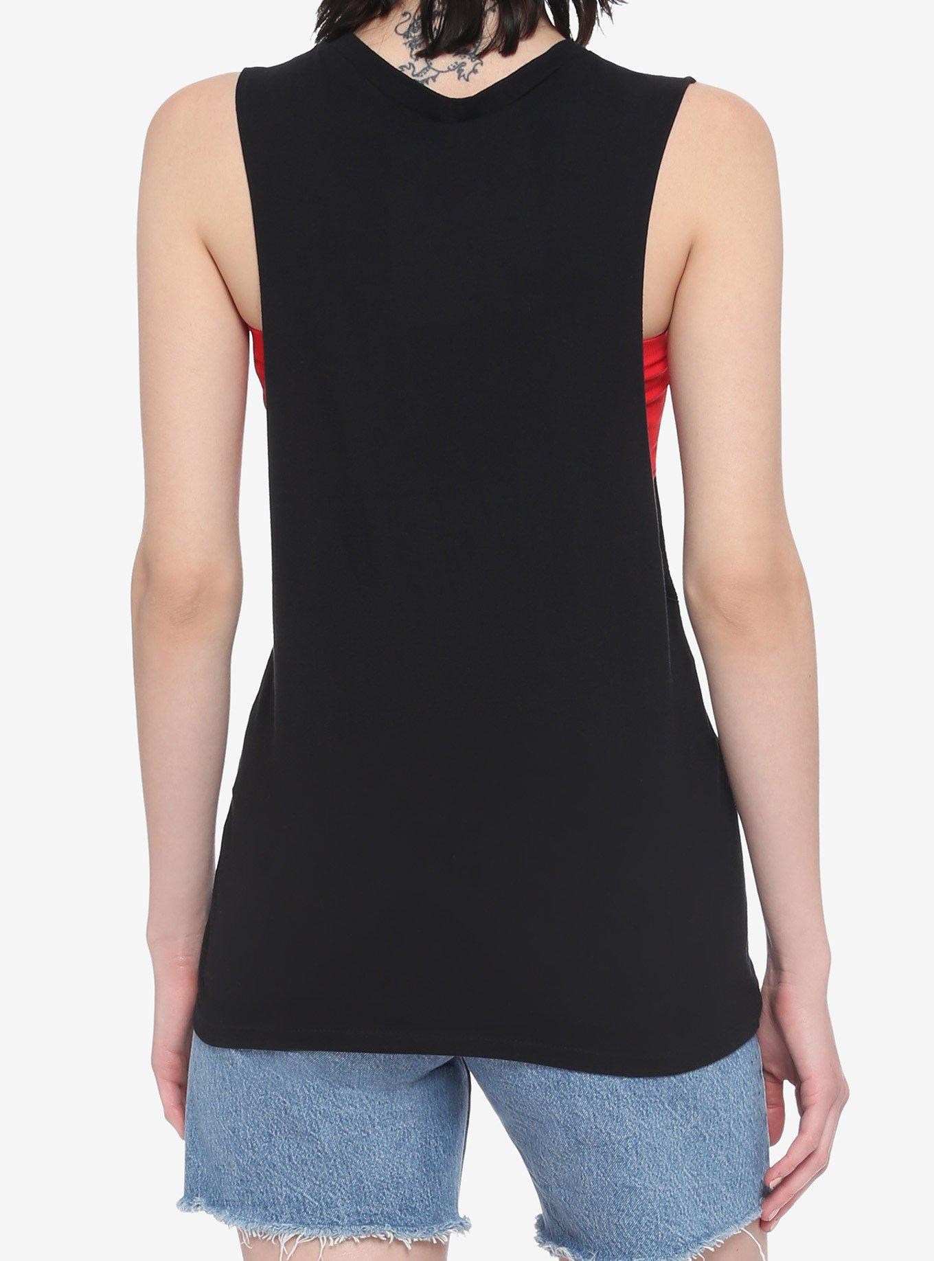 Neon Genesis Evangelion Eva Unit-02 NERV Girls Muscle Top, MULTI, alternate