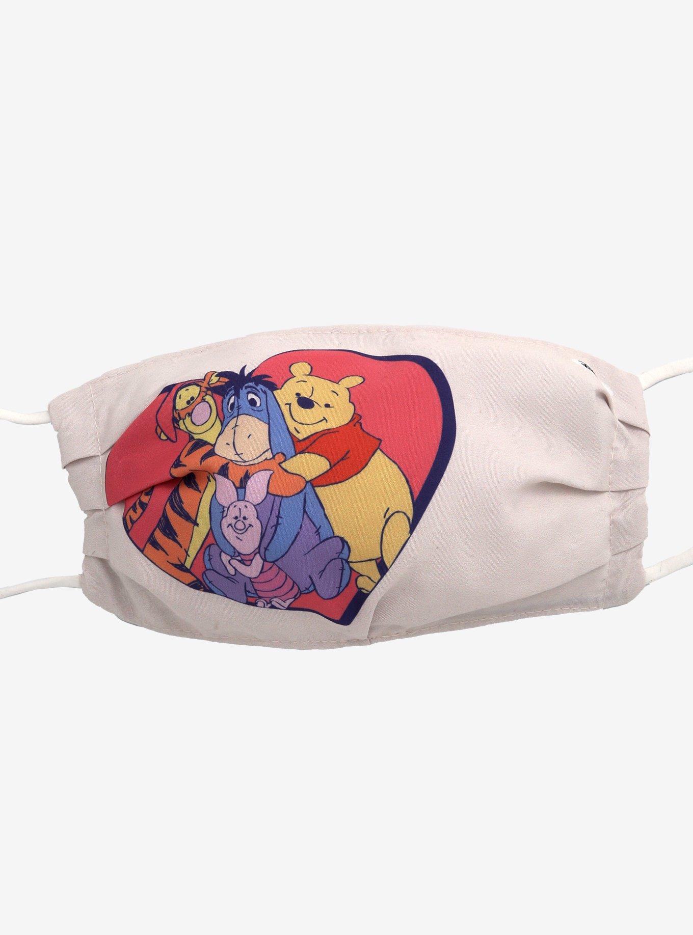 Disney Winnie The Pooh Hug Heart Fashion Face Mask, , alternate