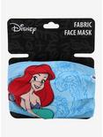 Disney The Little Mermaid Ariel Watercolor Fashion Face Mask, , alternate