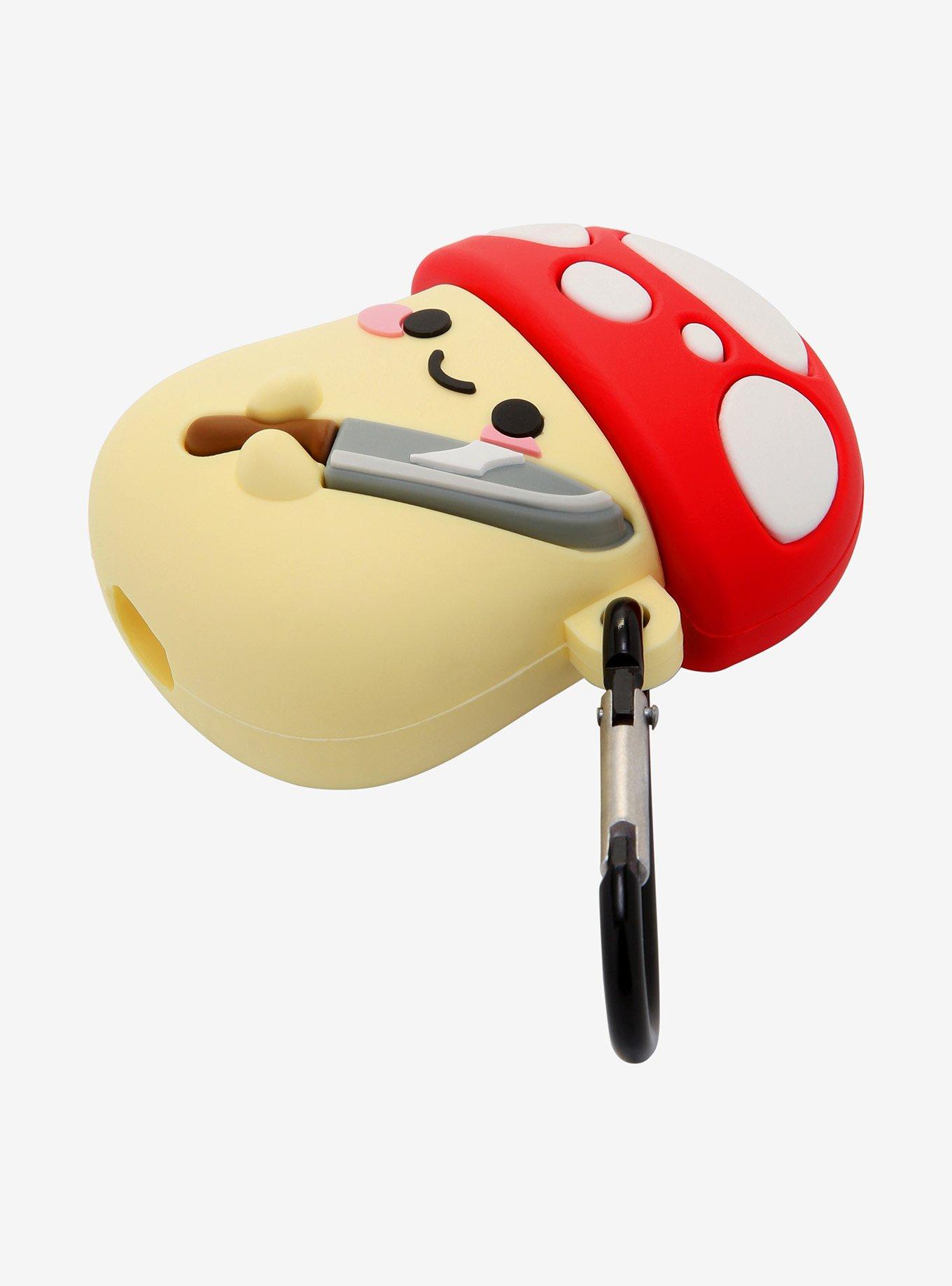 Mushroom With Knife Wireless Earbud Case Cover, , alternate