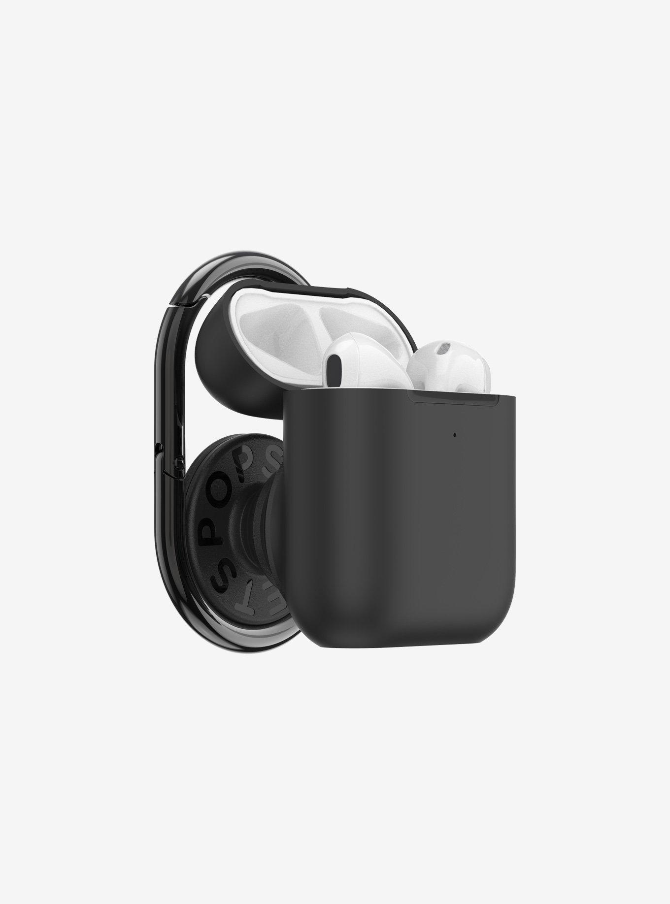 PopSockets PopGrip Black Wireless Earbuds Holder Grip & Stand, , alternate