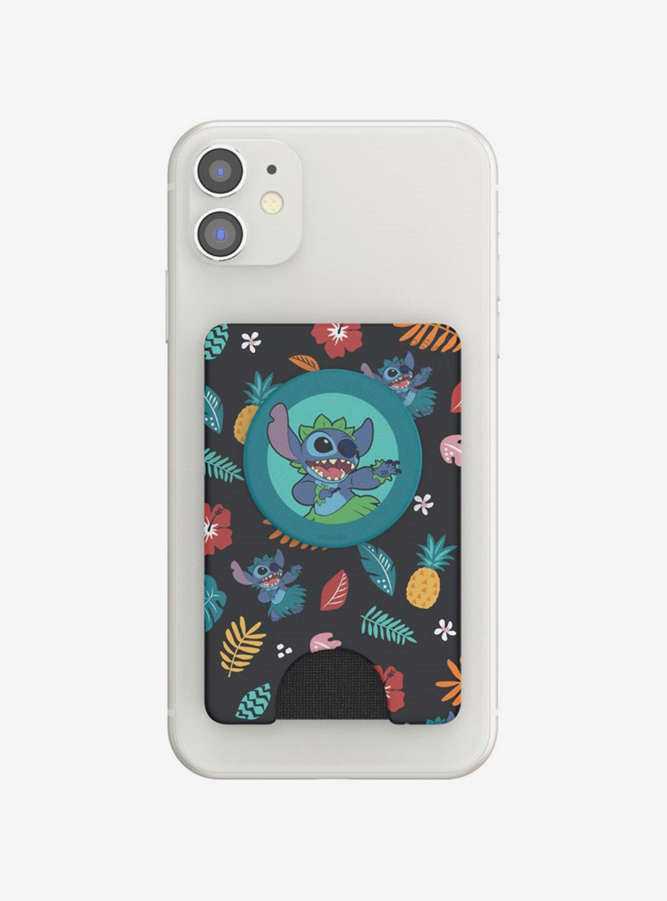 PopSockets PopWallet Plus Disney Lilo & Stitch Hula Phone Wallet Grip & Stand, , alternate