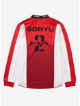 Neon Genesis Evangelion Soryu Motocross Jersey - BoxLunch Exclusive, RED, alternate