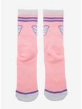 Kawaii Pastel Heart Wings Crew Socks, , alternate