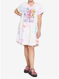 Fruits Basket Trio Tie-Dye T-Shirt Dress Plus Size, MULTI, alternate