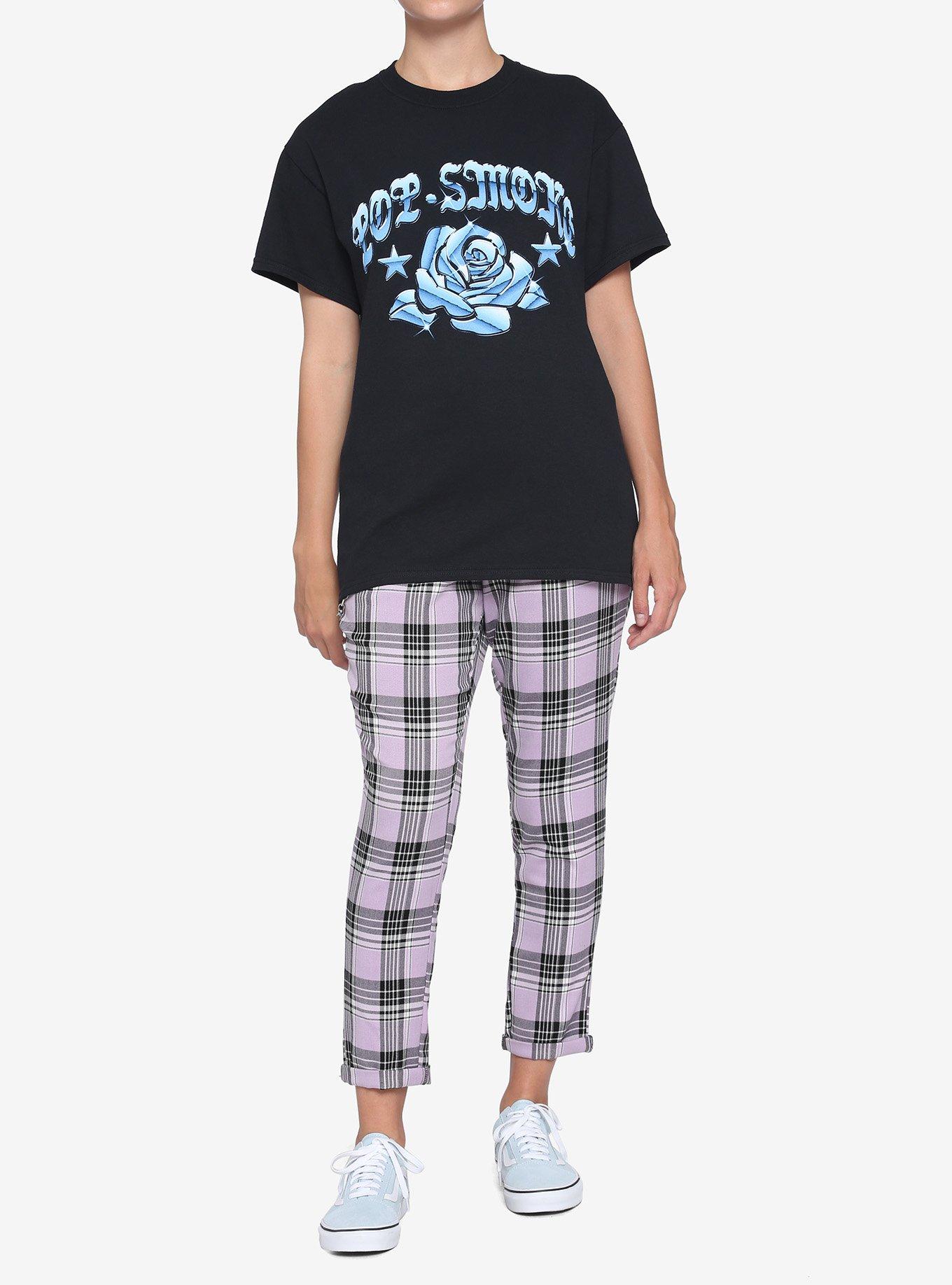 Pop Smoke Chrome Flower Oversized Girls T-Shirt, , hi-res