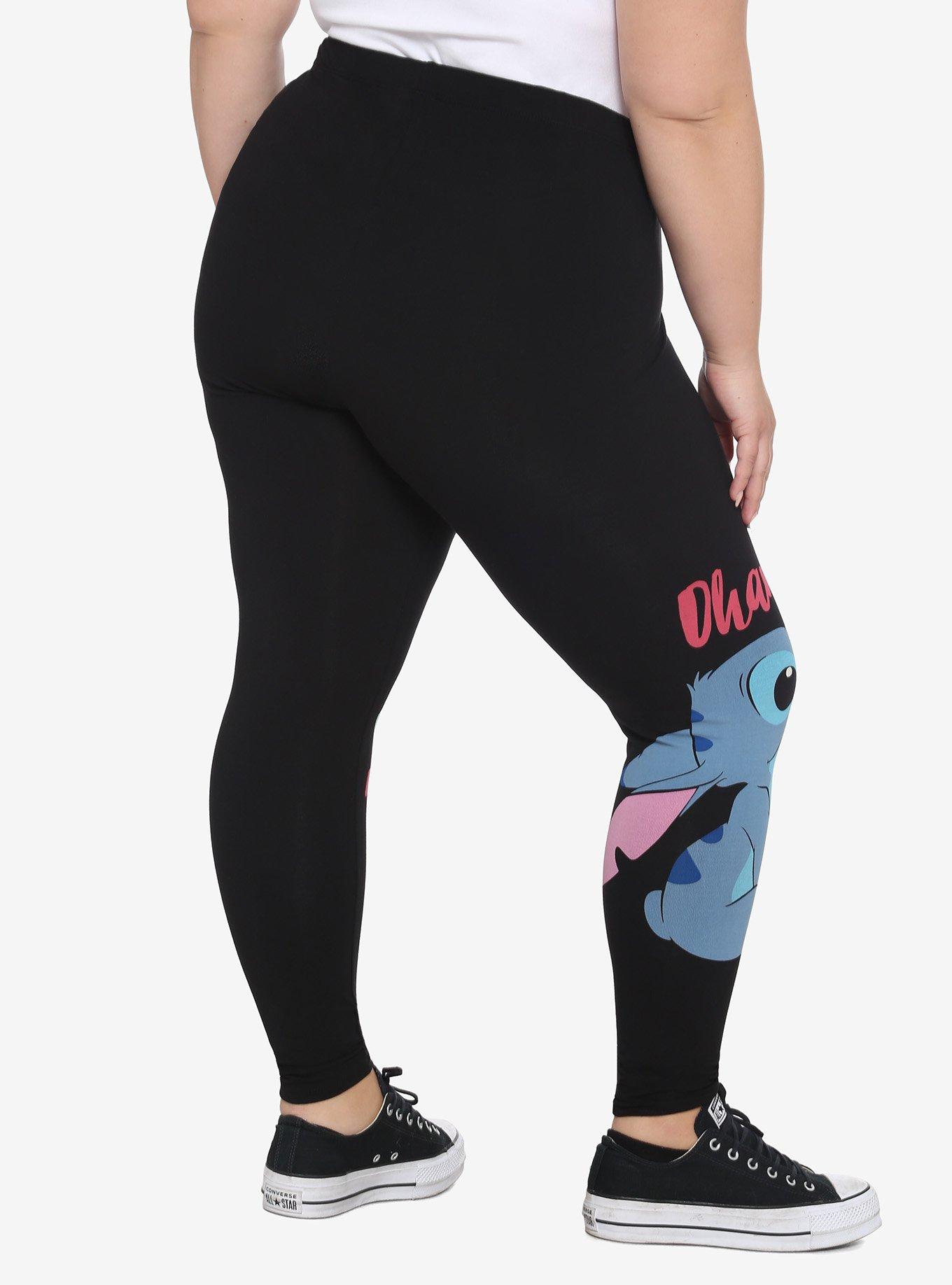 Disney Lilo & Stitch Scrump & Stitch Leggings Plus Size, MULTI, alternate