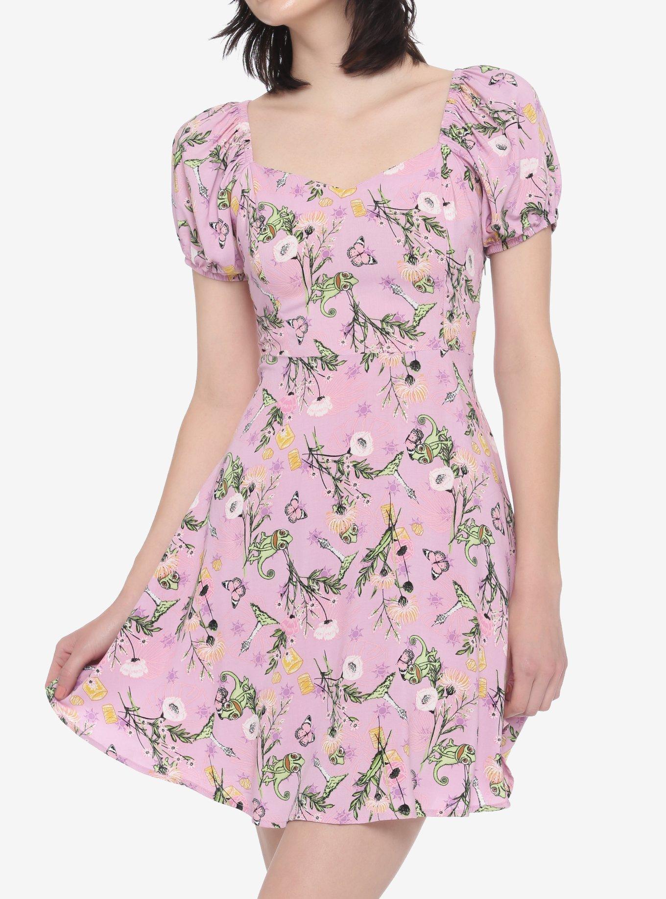 Disney Tangled Pascal Floral Sweetheart Dress, MULTI, alternate