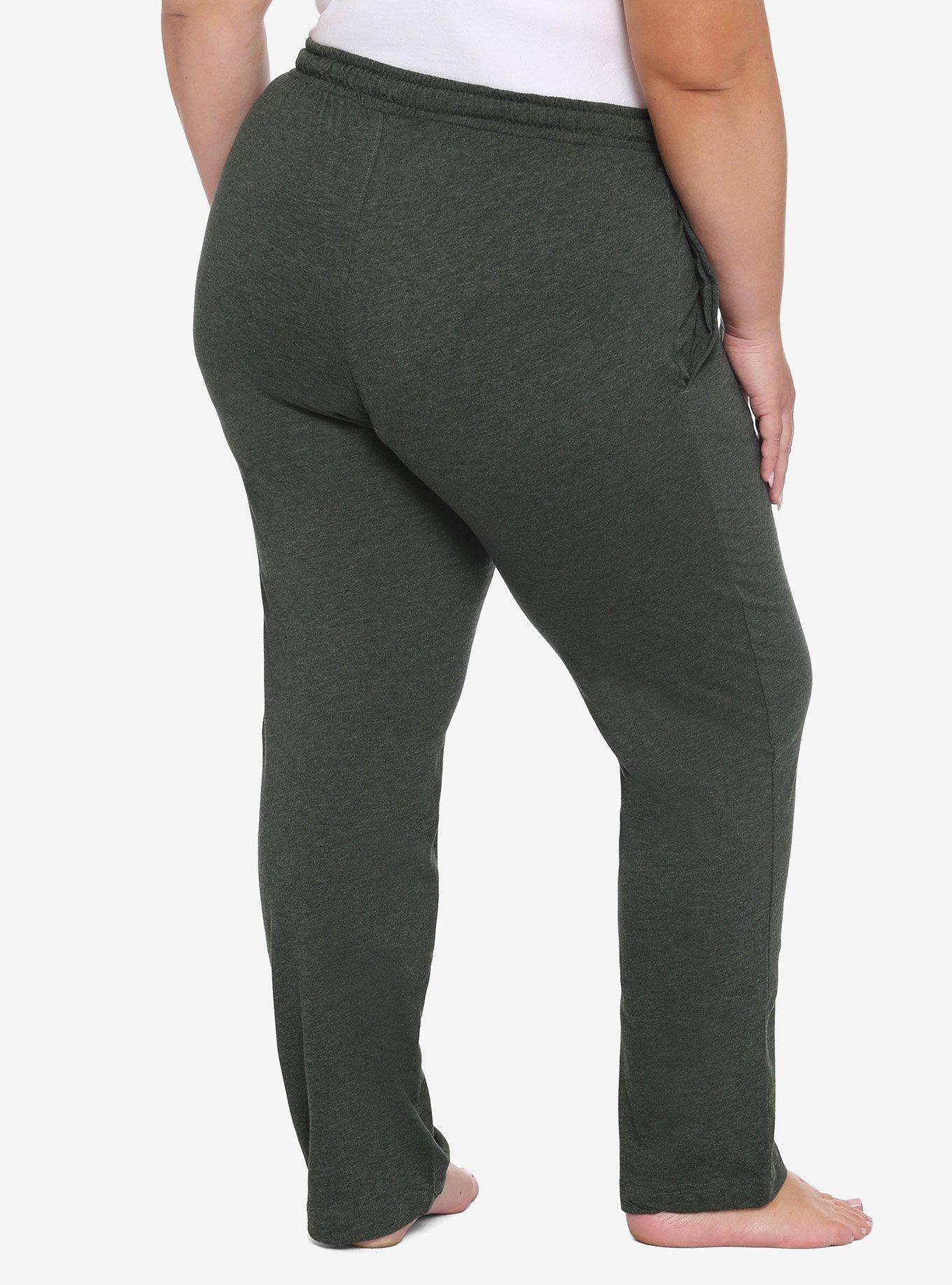 My Hero Academia Bakugo Pajama Pants Plus Size, GREEN, alternate