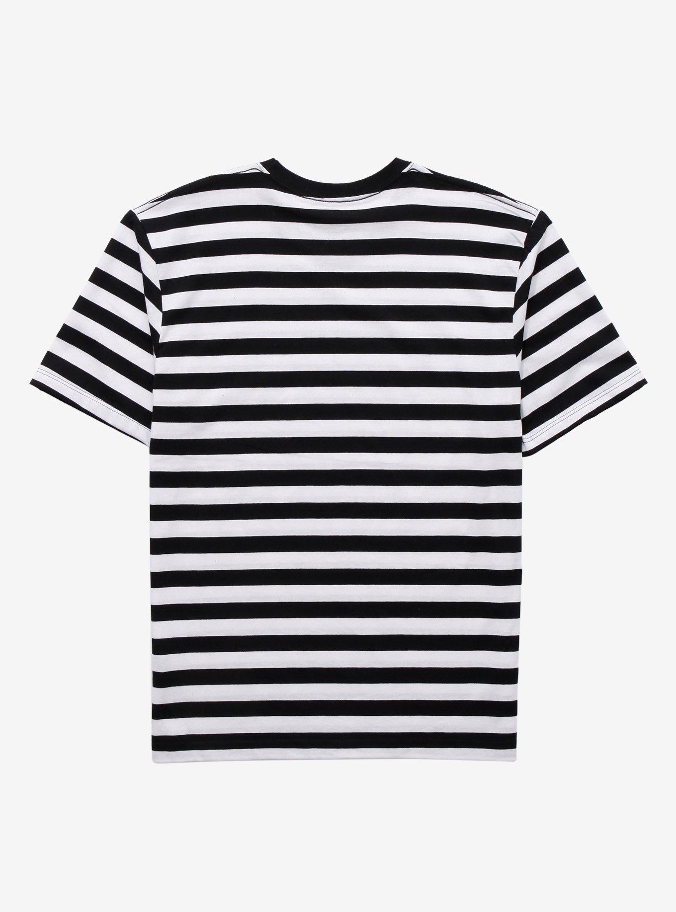 Black & White Stripe T-Shirt, STRIPES, alternate