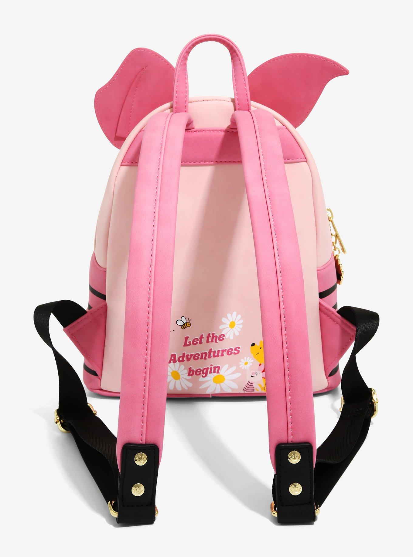 Loungefly Disney Winnie the Pooh Piglet Daisies Mini Backpack, , alternate
