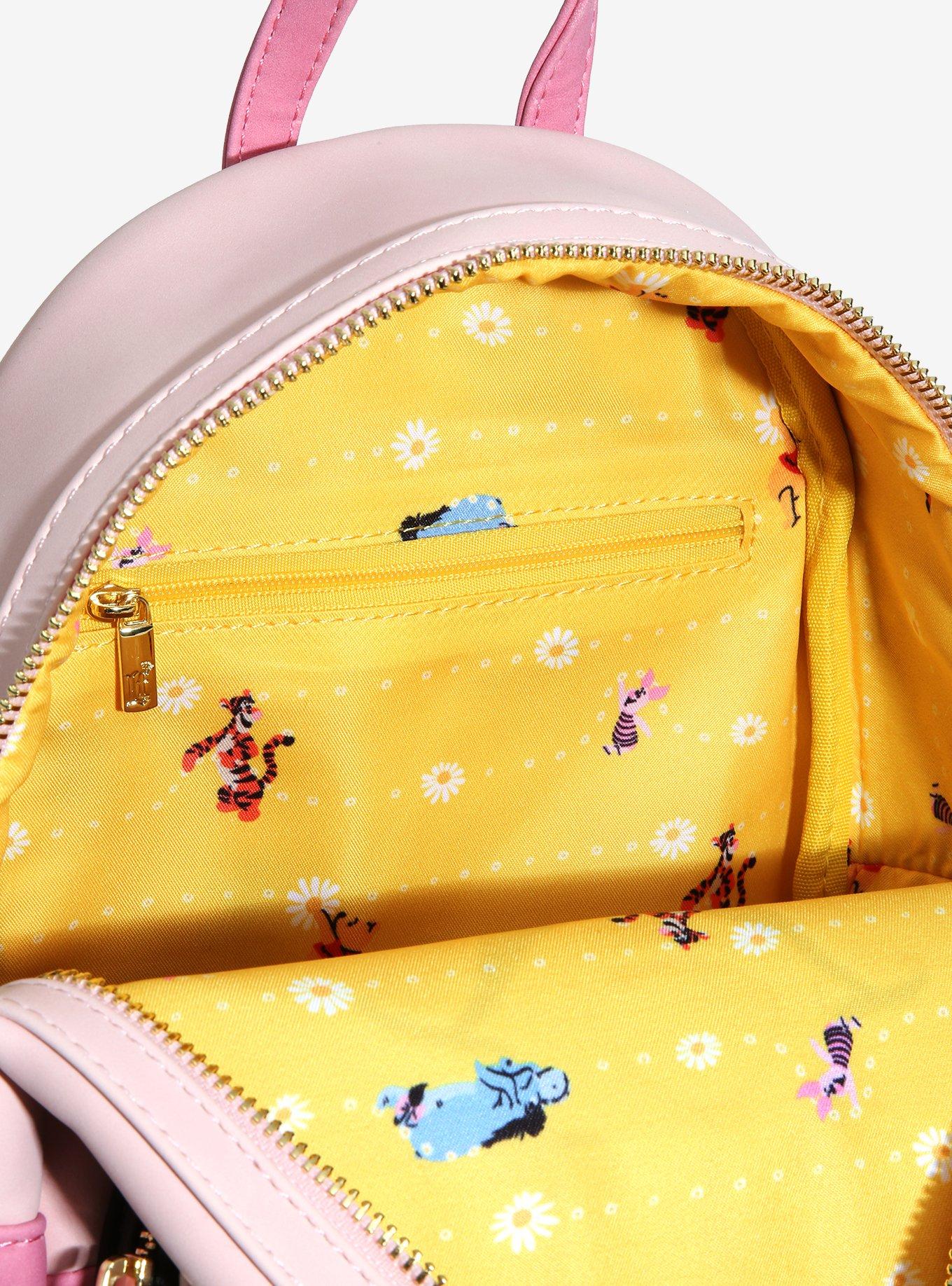 Loungefly Disney Winnie the Pooh Piglet Daisies Mini Backpack, , alternate