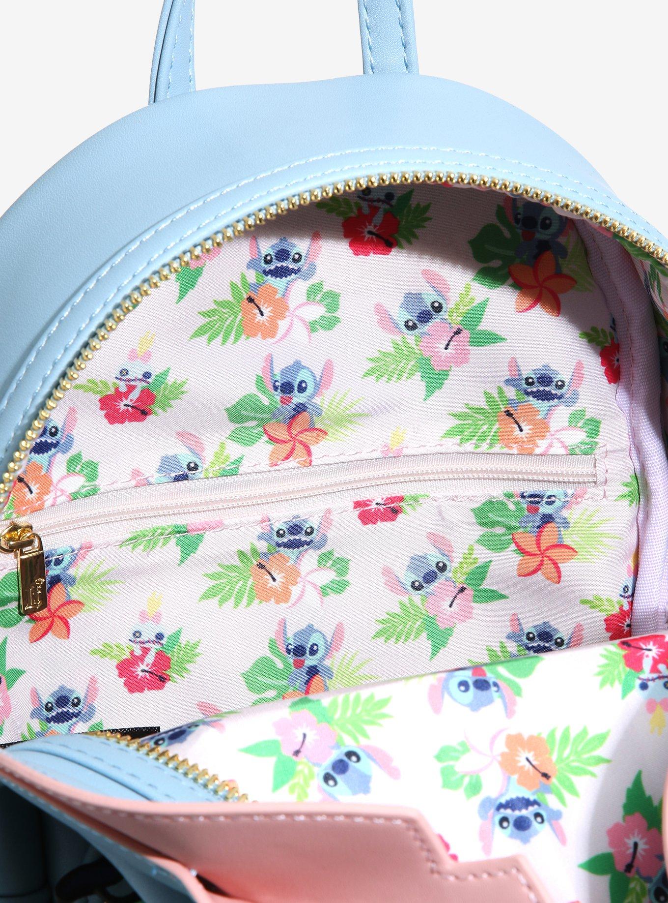 Disney Skirt Blue Bag Loungefly Mini Backpack Stitch Edition Lilo Luau Hula