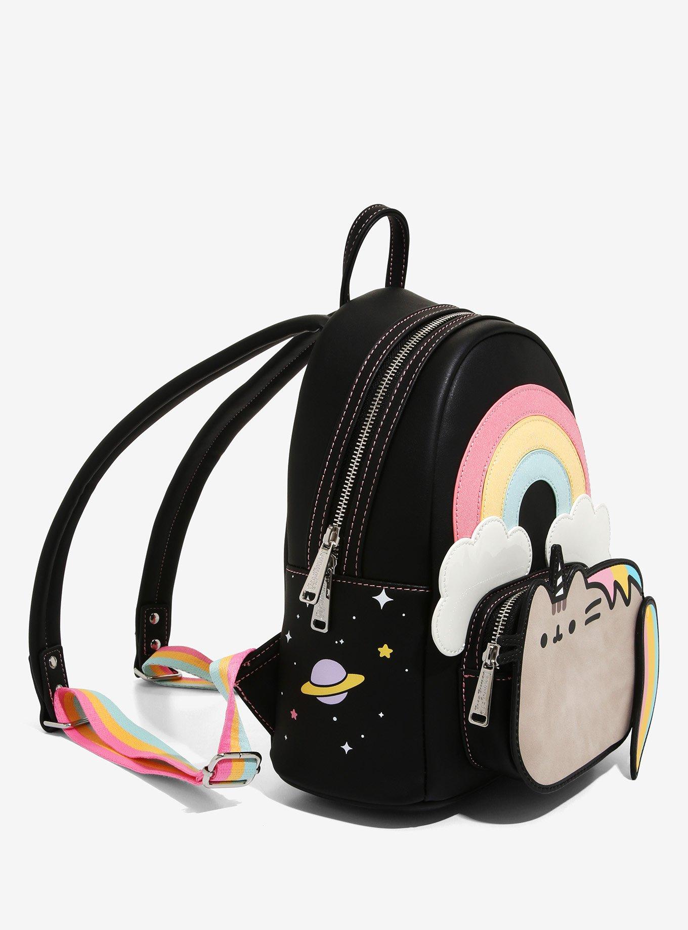Loungefly Pusheen Rainbow Unicorn Mini Backpack, , alternate