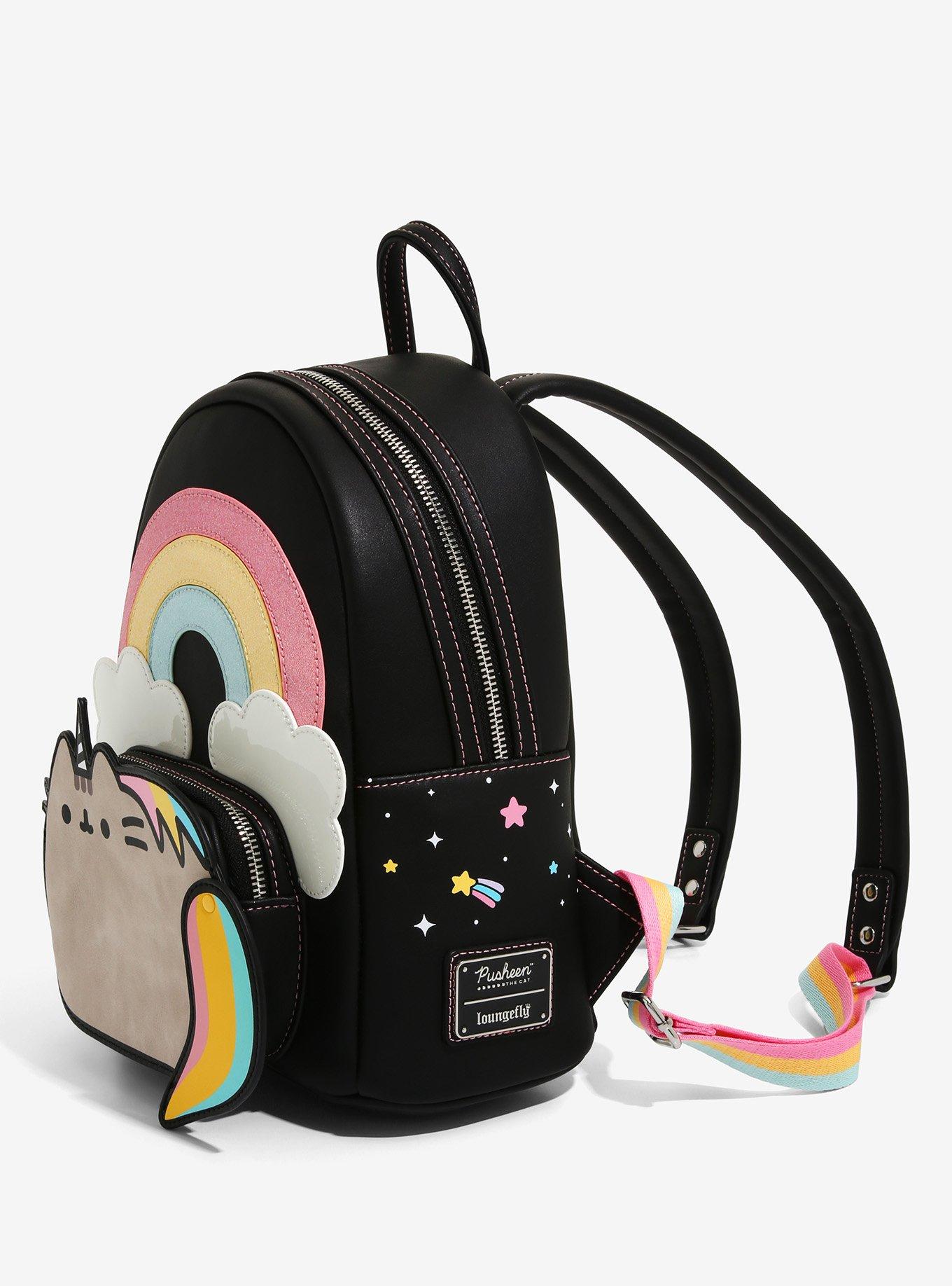 Loungefly Pusheen Rainbow Unicorn Mini Backpack, , alternate