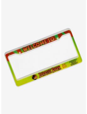 Jurassic Park Welcome To License Plate Frame, , hi-res