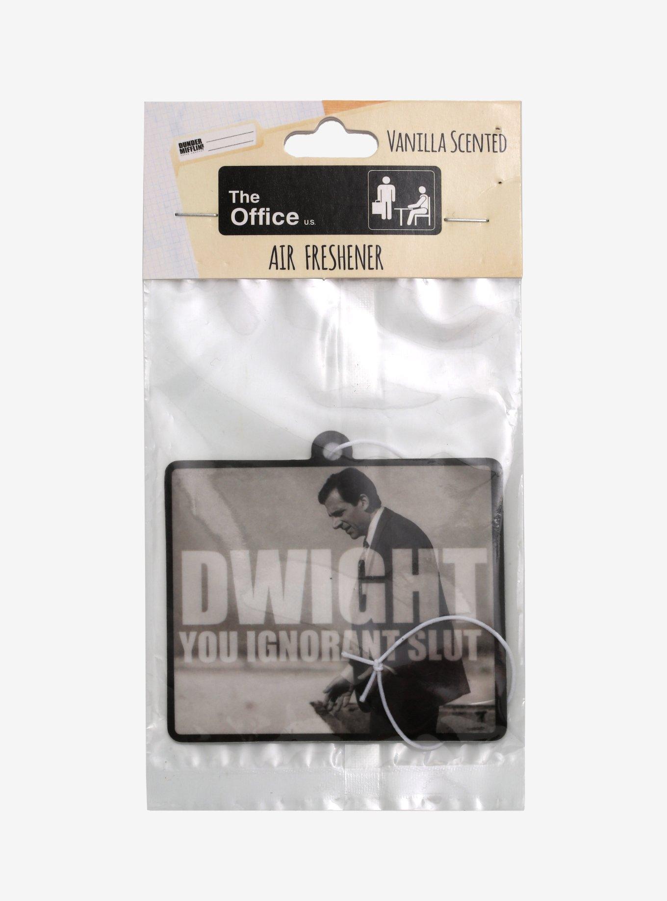 The Office Dwight Ignorant Slut Air Freshener, , alternate