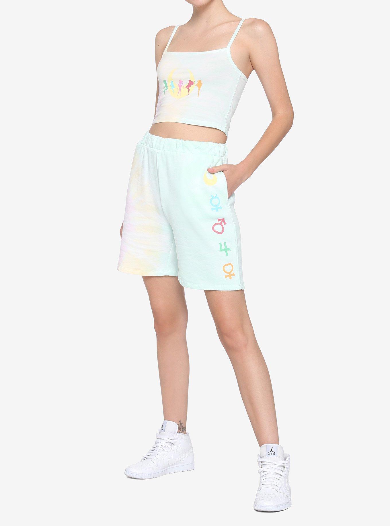 Sailor Moon Pastel Tie-Dye Girls Lounge Set, MULTI, alternate