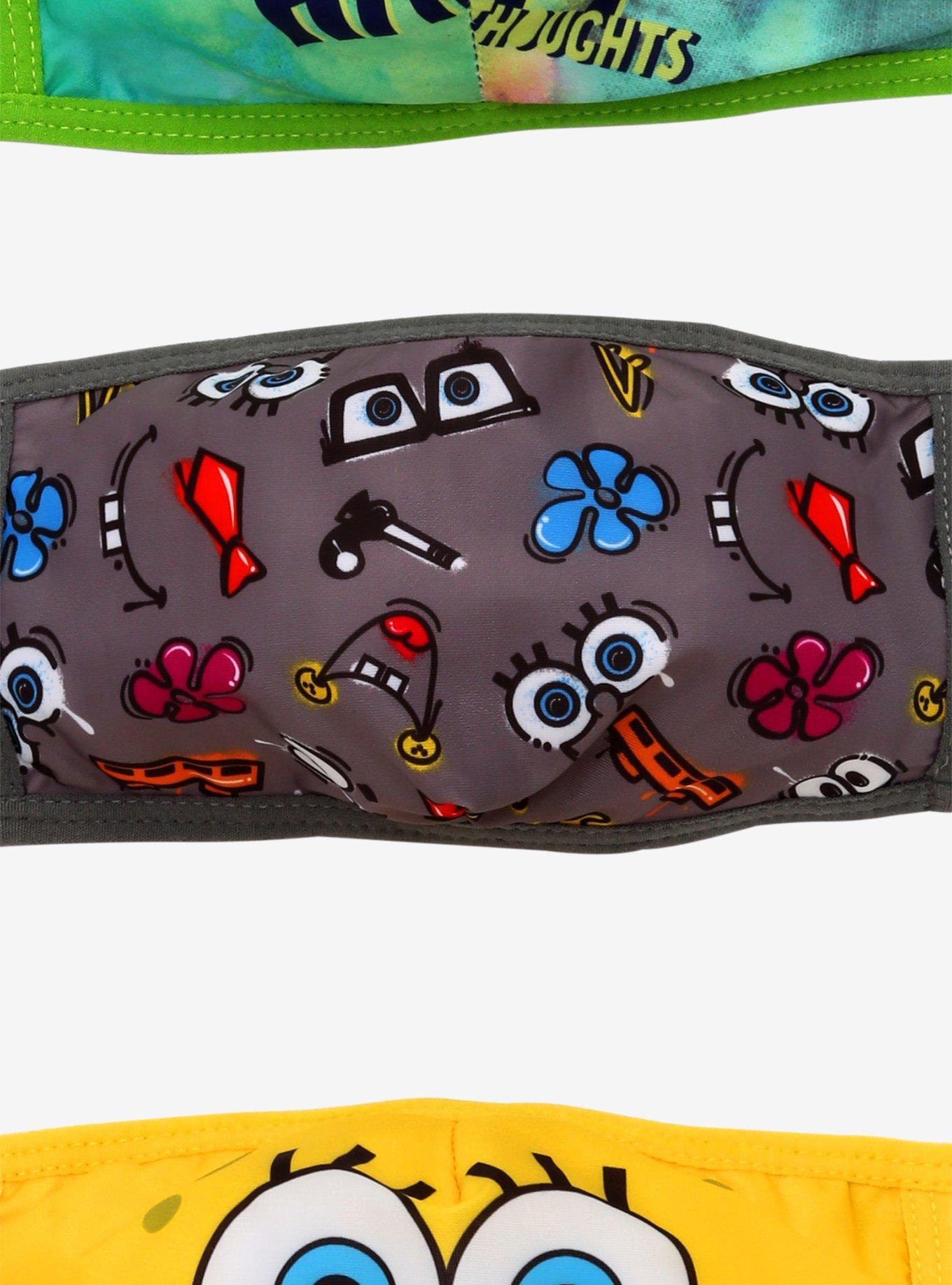 SpongeBob SquarePants Fashion Face Mask Set, , alternate