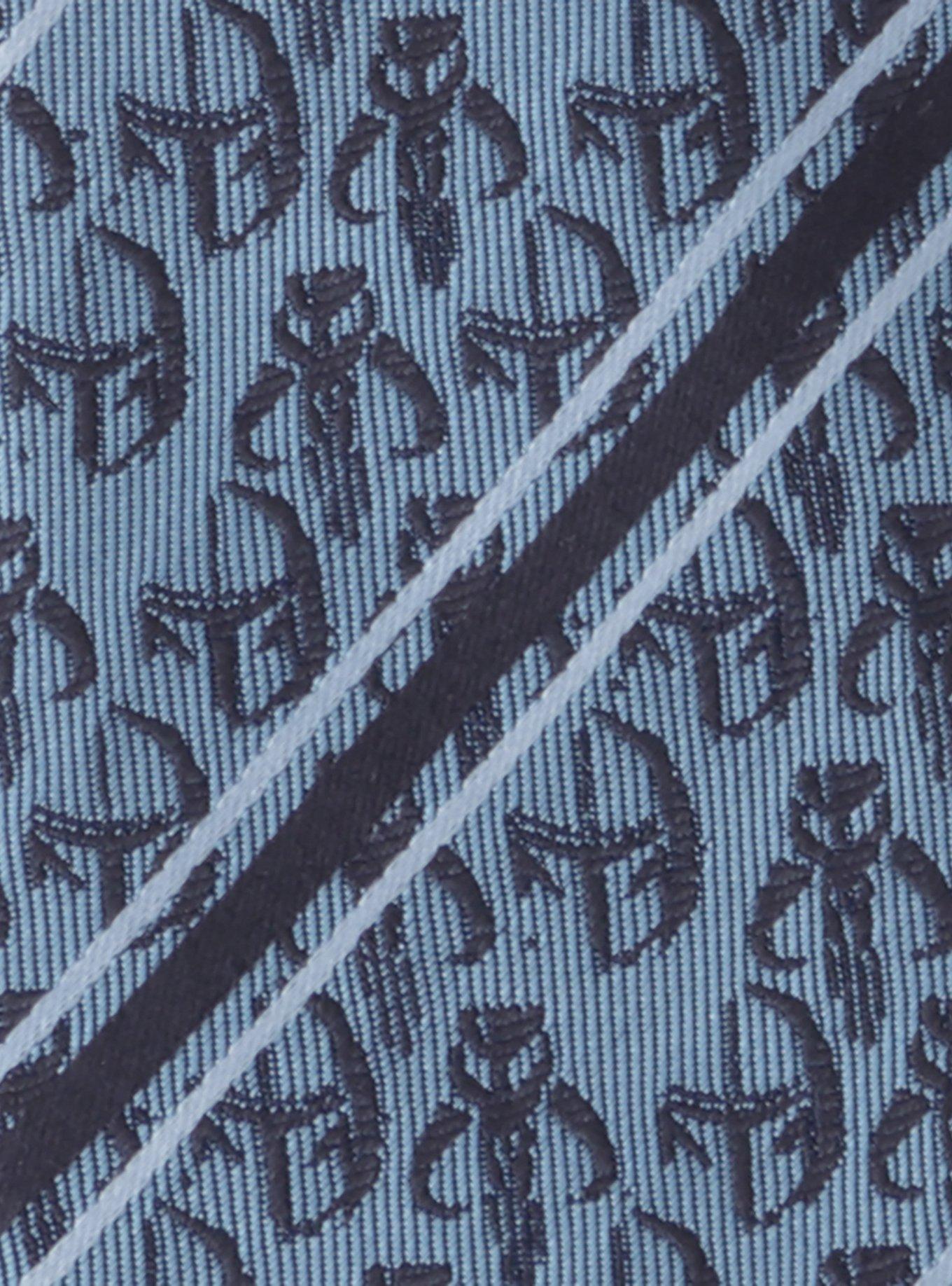 Star Wars The Mandalorian Mando Navy Stripe Tie, , hi-res