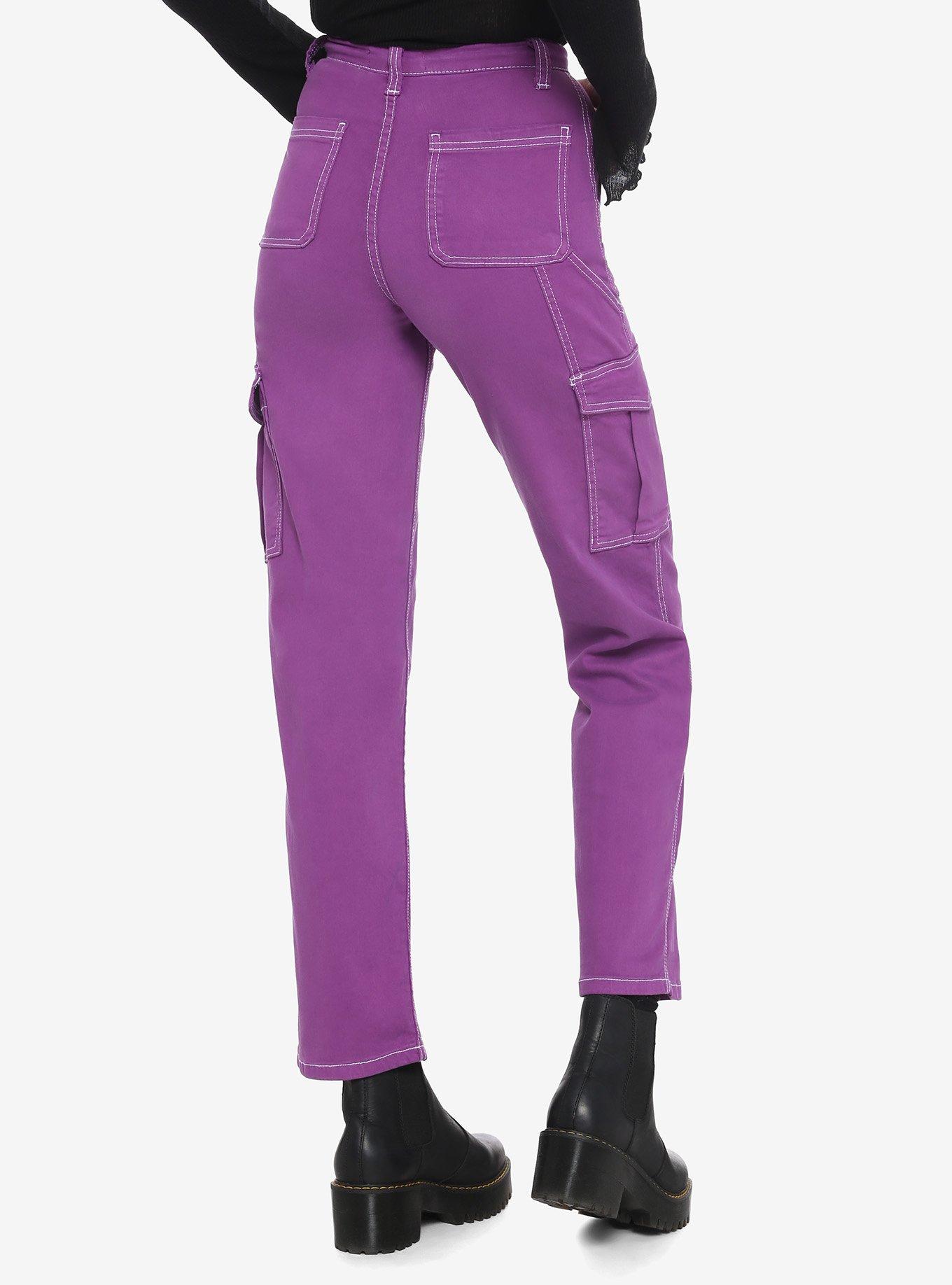 Purple Carpenter Pants, PURPLE, alternate
