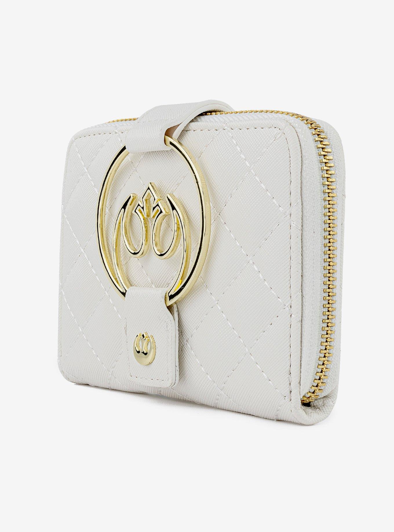 Loungefly Star Wars Gold Rebel Alliance Zipper Wallet, , alternate