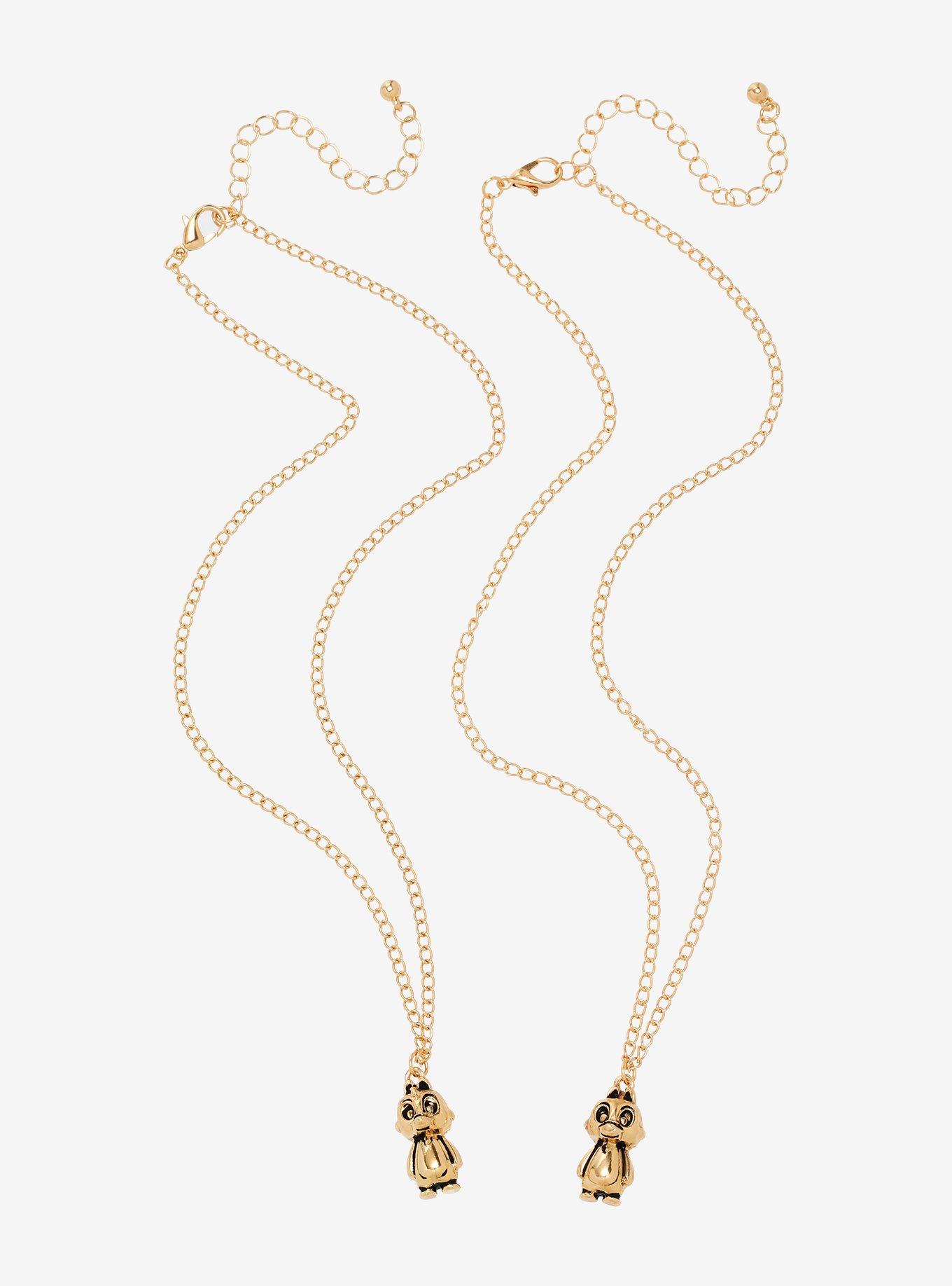 Disney Chip 'n Dale Best Friend Necklace Set - BoxLunch Exclusive, , alternate