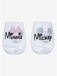 Disney Mickey and Minnie Mouse Wine Glass Set, , alternate