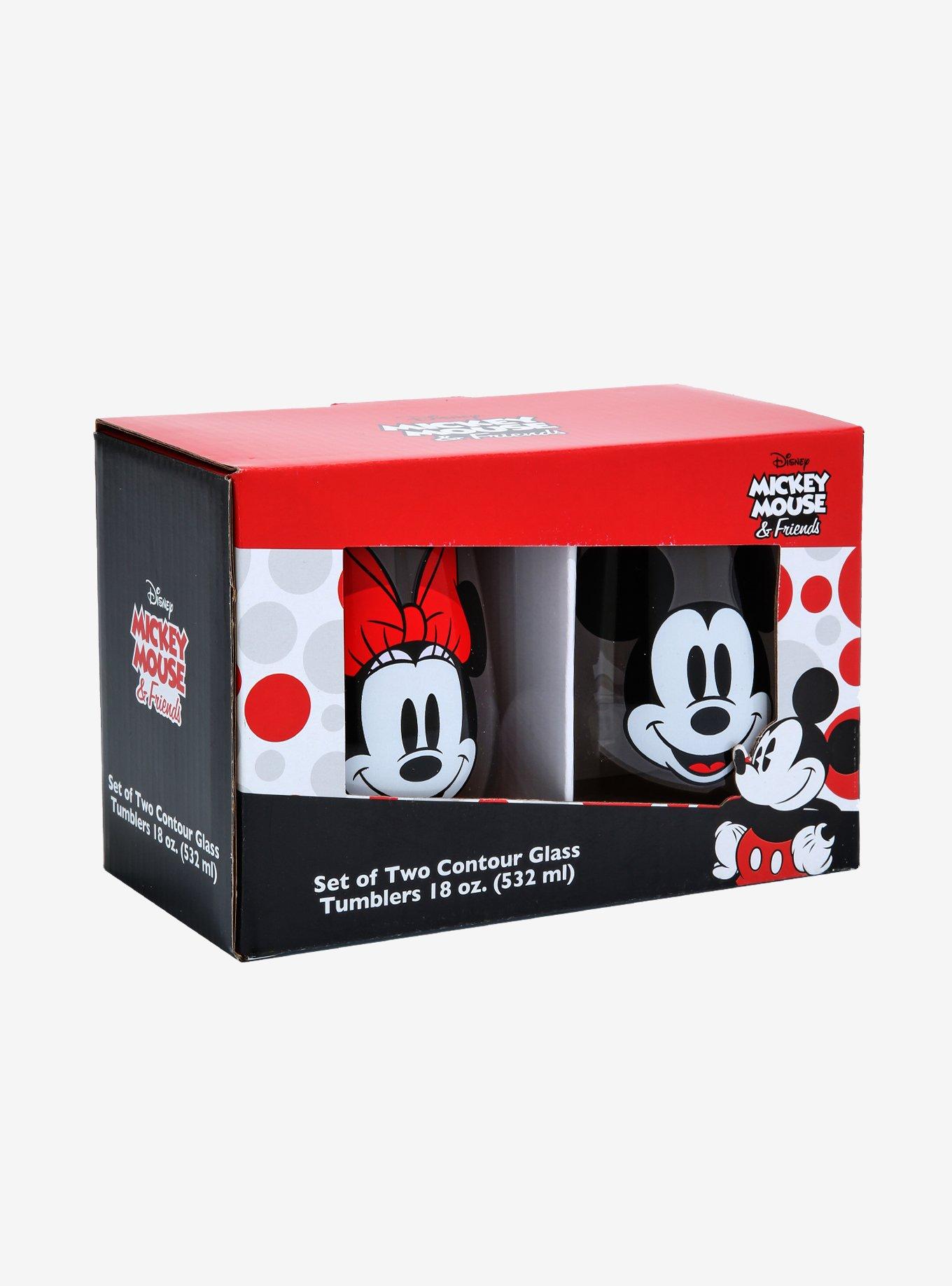 Disney Mickey and Minnie Mouse Wine Glass Set, , alternate