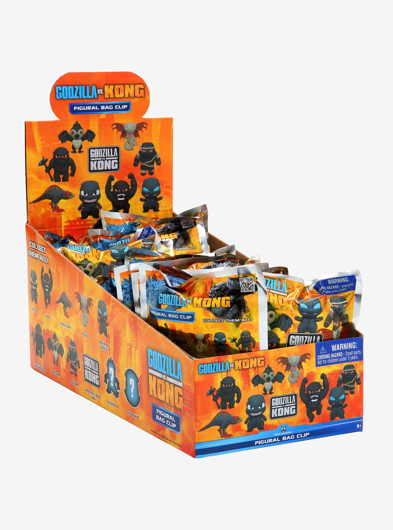 Godzilla vs. Kong Blind Bag Figural Bag Clip, , alternate