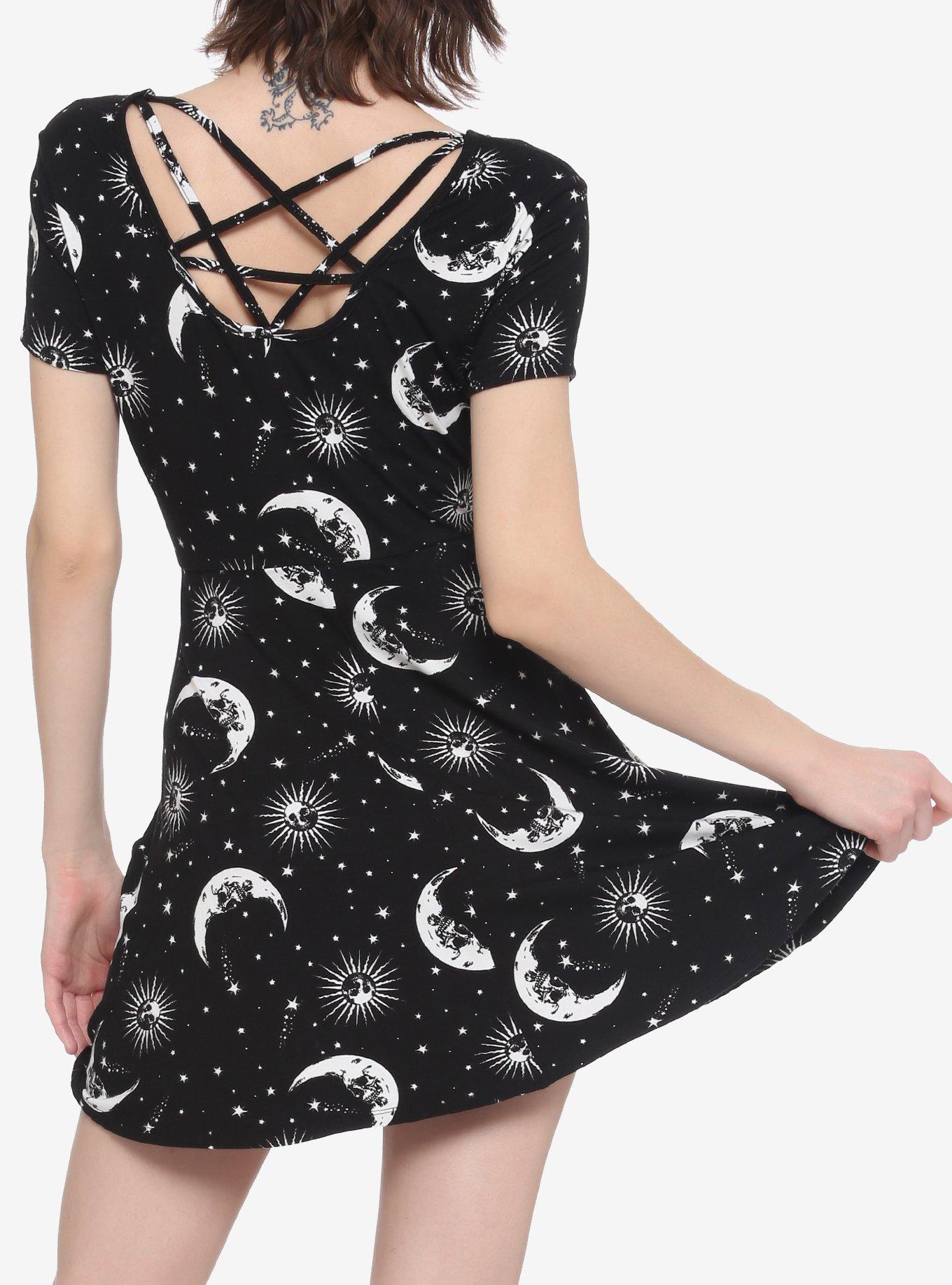 Celestial Strappy Back Dress, CELESTIAL, alternate
