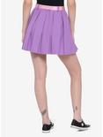 Purple Pleated Skirt With Pink Buckle Belt, MULTI, alternate