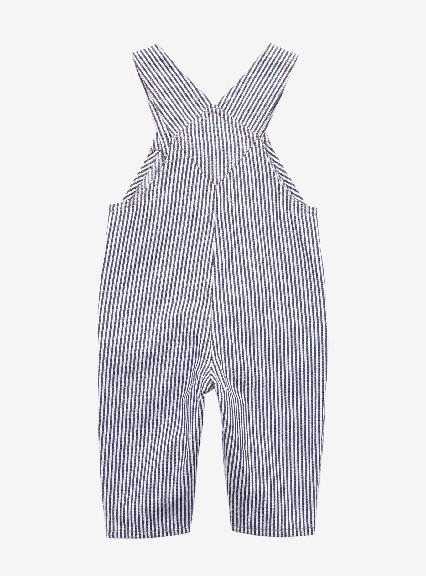 Disney Mickey & Minnie's Runaway Railway Conductor Infant Overalls - BoxLunch Exclusive, DENIM, alternate