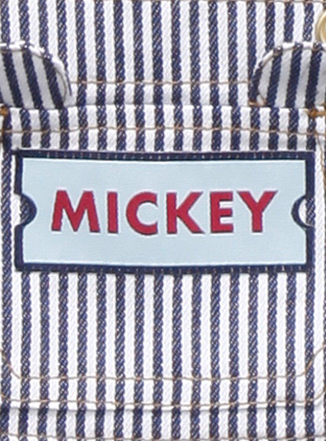 Disney Mickey & Minnie's Runaway Railway Conductor Infant Overalls - BoxLunch Exclusive, DENIM, alternate