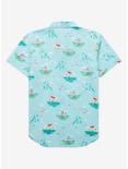 Studio Ghibli Ponyo Ocean Scenery Woven Button-Up - BoxLunch Exclusive, LIGHT BLUE, alternate