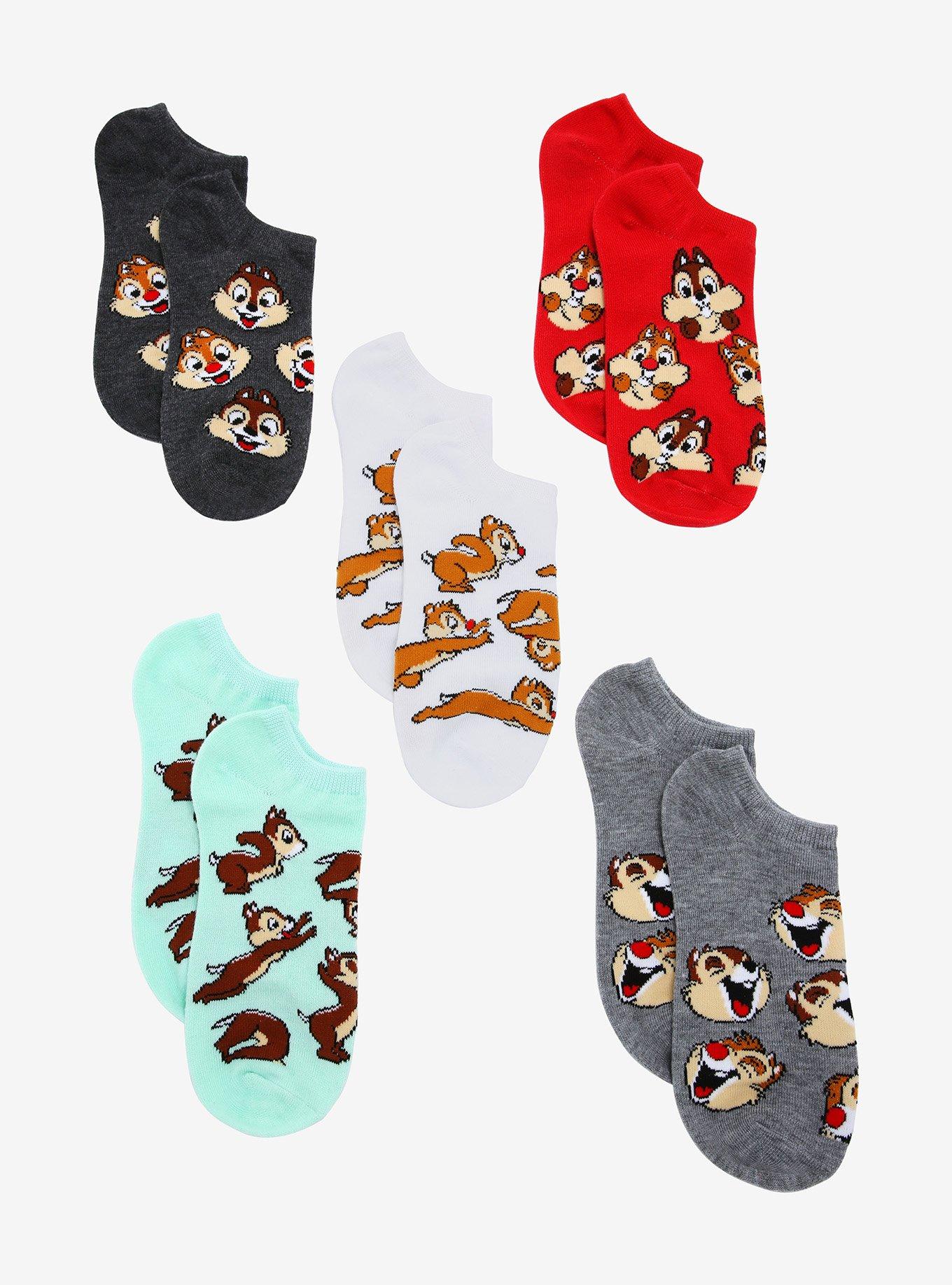 Disney Chip & Dale Ankle Sock Set - BoxLunch Exclusive, , alternate