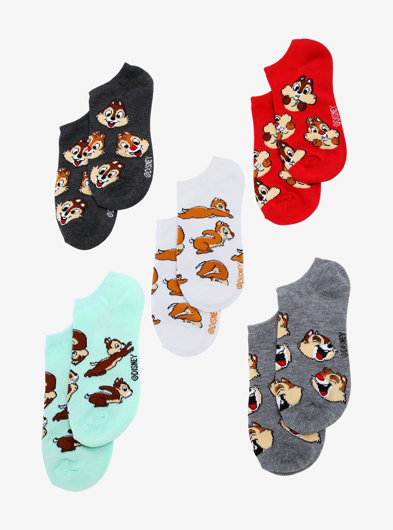 Disney Chip & Dale Ankle Sock Set - BoxLunch Exclusive, , alternate